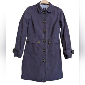 ❤️ GAP Navy Trench Coat